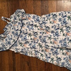 Floral Print Sleeveless shorts